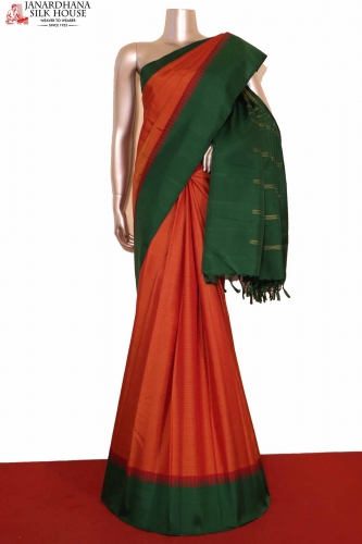 Veldhari & Temple Kanjeevaram Silk Saree